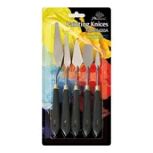 Pędzle - Szpachelki malarskie, marki Phoenix, 5 sztuk - miniaturka - grafika 1