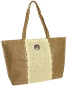 Torby sportowe - Torba plażowa, shopper khaki Semi Line - miniaturka - grafika 1