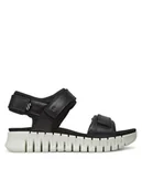 Sandały damskie - ECCO Sandały Gruuv Sol W 21310301001 Czarny - miniaturka - grafika 1