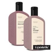 Odżywki do włosów - Resibo Resibo Deep Cleansing Shampoo + Regenerating Conditioner ZESTAW Oczyszczający szampon 250 ml + Odżywka regenerująca 250 ml - miniaturka - grafika 1