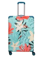 Walizki - Walizka twarda duża Travelite Cruise L Print - turquoise lily - miniaturka - grafika 1