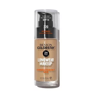 Revlon Podkład Colorstay do cery mieszanej/tłustej 220 Natural Beige - Podkłady do twarzy - miniaturka - grafika 1