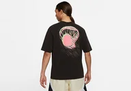 Koszulki męskie - Nike Air Jordan Flight Essentials Washed Graphic Crew Tee Black - miniaturka - grafika 1
