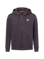 Kurtki męskie - Alpha Industries Męska kurtka z kapturem Mężczyźni szary wzorzysty, S - miniaturka - grafika 1