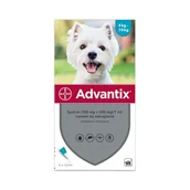 Suplementy i witaminy dla psów - Advantix Spot-On dla psów - M: 4-10 kg (4 pipety x 1,0 ml) - miniaturka - grafika 1