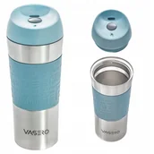 Kubki termiczne - POJEMNY KUBEK TERMICZNY TERMOS ANTYPOŚLIZGOWY - miniaturka - grafika 1