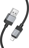 Kable USB - Kabel USB A do Lightning Hoco 2,4A 1 m X110 czarny - miniaturka - grafika 1