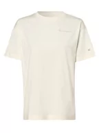Koszulki i topy damskie - Champion - T-shirt damski, beżowy|biały - miniaturka - grafika 1