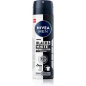 Dezodoranty i antyperspiranty męskie - Nivea MEN Spray Antyperspirant Black&White Power 150 ml - miniaturka - grafika 1