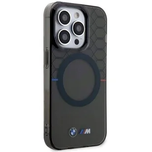 Etui BMW BMHMP14LHGPK iPhone 14 Pro 6.1" szary/grey Pattern MagSafe - Etui i futerały do telefonów - miniaturka - grafika 4