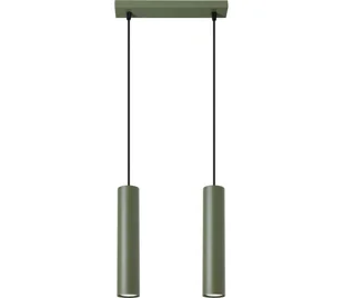 Sollux SL.1485 - Żyrandol na lince LAGOS 2xGU10/10W/230V zielony - Lampy sufitowe - miniaturka - grafika 1