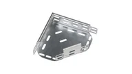 Kanały kablowe - Baks Kolanko korytka 90 stopni 100x50mm KKJ100H50 156210 - miniaturka - grafika 1