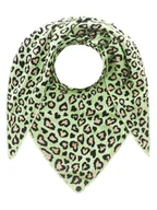 Apaszki i szaliki damskie - Zwillingsherz Chusta trójkątna w kolorze zielonym - 200 x 100 cm - miniaturka - grafika 1