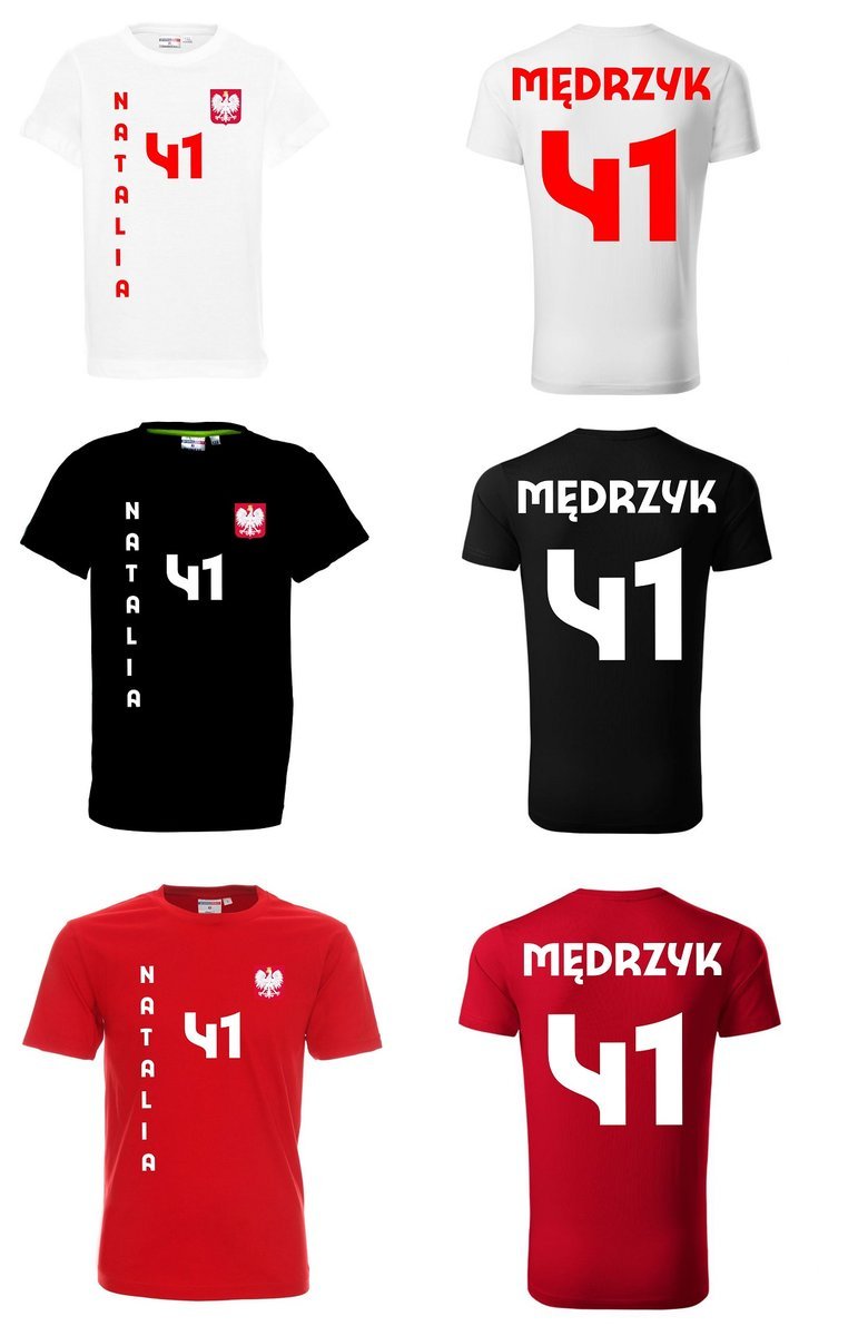 Koszulka Rep.Polski Natalia MĘDRZYK 41 Jr