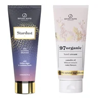 Balsamy i kremy do opalania - 7suns Stardust Bronzer Rozświetlający 250ml + Krem Do Rąk 75ml - miniaturka - grafika 1