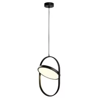 Lampy sufitowe - Step Into Design Lampa wisząca Elipse LED - czarna 60217A-L - miniaturka - grafika 1