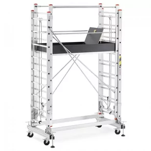 Rusztowanie aluminiowe jezdne wysuwane HIGHER 2x9 - Rusztowania - miniaturka - grafika 1