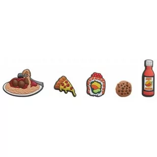 Zestaw 5 przypinek Jibbitz™ Food Please 5 Pack 10008661 (CR319-a) Crocs - Glany damskie - miniaturka - grafika 1