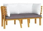 Sofy ogrodowe - Elior Sofa ogrodowa z drewna akacjowego B0-B01 - miniaturka - grafika 1