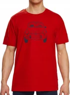 Koszulki męskie - KOSZULKA MĘSKA ATLANTIC T-SHIRT PODKOSZULEK BAWEŁNIANY CZERWONY *L* - miniaturka - grafika 1