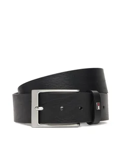 Tommy Hilfiger Pasek Męski Layton 4.0 AM0AM13569 Czarny - Paski - miniaturka - grafika 1