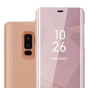 Pokrowiec Do Samsung Galaxy S9 PLUS w Etui RÓŻOWY KUNZYT  Case Cover Obudowa Ochronny Cadorabo - Etui i futerały do telefonów - miniaturka - grafika 1