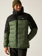 Kurtki męskie - Regatta Kurtka pikowana "Aldthorn" w kolorze oliwkowo-czarnym - miniaturka - grafika 1