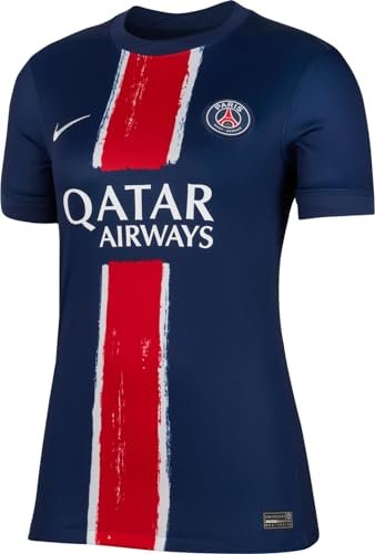 Nike Top Paris Saint-Germain Dri-Fit Stadium JSY koszulka damska z krótkim rękawem, granatowa (Midnight Navy/Midnight Navy/White, FN8985-411, rozmiar M)