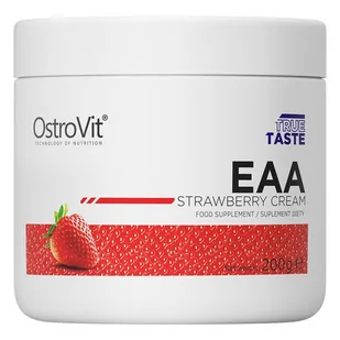 OstroVit Aminokwasy EAA 200g krem truskawkowy AC8B-43665 - Aminokwasy - miniaturka - grafika 1