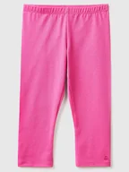 Legginsy - Benetton Legginsy w kolorze różowym - miniaturka - grafika 1