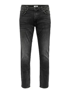 Only & Sons Szorty męskie, Szary dżins, 33W / 34L - Spodenki damskie - miniaturka - grafika 1