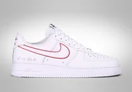 Koszykówka - Nike Air Force 1 Low Just Do It White Fire Red - miniaturka - grafika 1