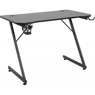 Biurko gamingowe DEFENDER Space Czarny - Biurka gamingowe - miniaturka - grafika 1