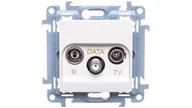 Gniazdka elektryczne - Kontakt Simon Gniazdo antenowe R-TV-DATA (moduł) częstotliwość dla wejścia 5-862 - miniaturka - grafika 1