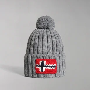 SEMIURY 5 MEDIUM GREY MELANGE - Czapki męskie - miniaturka - grafika 1