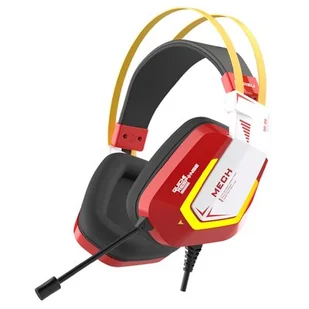 Dareu EH732 USB RGB (czerwone) - Słuchawki - miniaturka - grafika 1