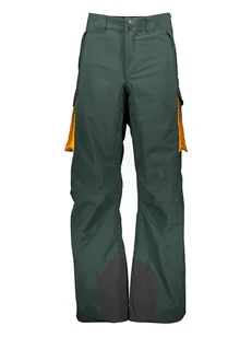 Helly Hansen Spodnie narciarskie "Ullr" w kolorze zielonym - Spodnie narciarskie - miniaturka - grafika 1