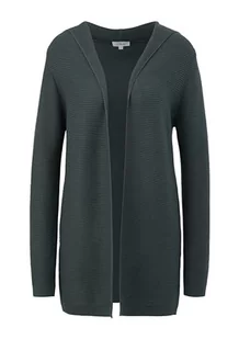 s.Oliver Sales GmbH & Co. KG/s.Oliver Damski długi kardigan z kapturem, długi kardigan z kapturem, zielony, 42 - Swetry damskie - miniaturka - grafika 1