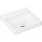 Umywalki - HANSGROHE 61013450 Xelu Q Mała umywalka wisząca 50x48 bez otworu na baterię, bez przelewu, SmartClean - miniaturka - grafika 1