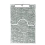 Dywaniki łazienkowe - AmeliaHome Komplet dywaników łazienkowych Bati szary, 2szt. 50 x 80 cm, 40 x 50 cm - miniaturka - grafika 1