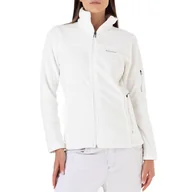 Bluzy sportowe damskie - Bluza Columbia Fast Trek II 1465351125 - biała - miniaturka - grafika 1