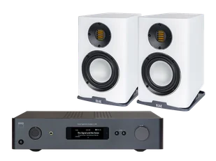 NAD C 379 (czarny) + Carina BS243.4 (biały) - Zestawy stereo - miniaturka - grafika 1