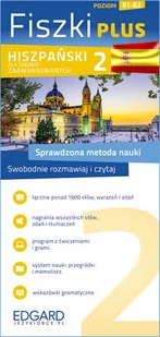 Edgard Hiszpański Fiszki PLUS dla średnio zaawansowanych 2 - Joanna Ostrowska - Książki do nauki języka hiszpańskiego - miniaturka - grafika 1