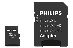 Philips Micro SDXC Card 128 GB USH-i U1 i (fm12mp45b10) - Karty pamięci - miniaturka - grafika 1