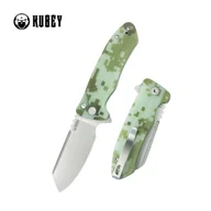 Noże - Nóż składany Kubey Creon Camo G10, Beadblasted AUS-10 (KU336J) - miniaturka - grafika 1
