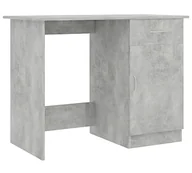Biurka - Szare biurko z szafką beton Maveso - miniaturka - grafika 1