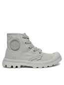 Botki damskie - Palladium Trapery 92352-093-M Szary - miniaturka - grafika 1