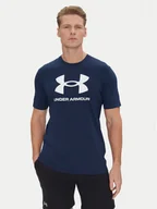 Koszulki męskie - Under Armour T-Shirt Ua Sportstyle Logo Update Ss 1382911 Granatowy Loose Fit - miniaturka - grafika 1