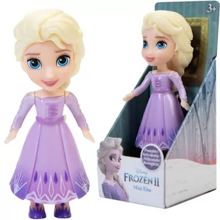 Mini lalka Frozen II Elsa w fioletowej sukience - Lalki dla dziewczynek - miniaturka - grafika 1