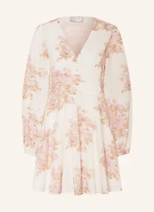 Neo Noir Sukienka Milly Z Dziurkowanej Koronki rosa - Sukienki - miniaturka - grafika 1